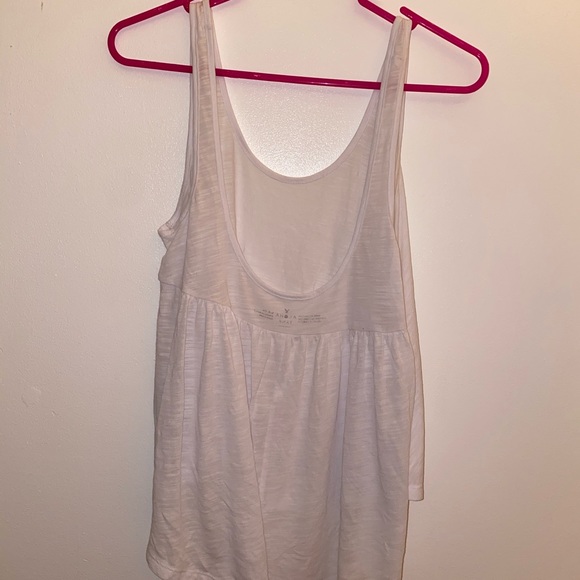 Summery white tank! Cute back - Picture 4 of 4